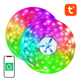 Умная светодиодная лента Wi-Fi RGB NiteBird SL3 (2x5м), Tuya