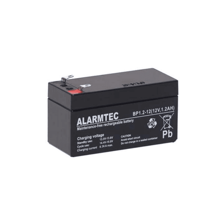 AGM akumulators ALARMTEC BP sērija 12V 1.2Ah