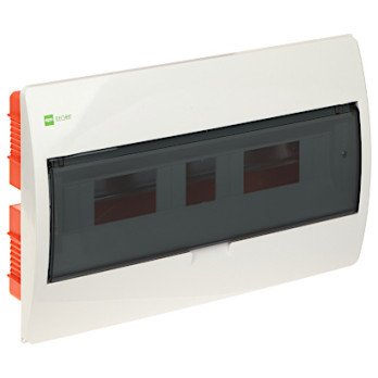 FLUSH-MOUNTING DISTRIBUTION CABINET 18-MODULAR ELEGANT-1X18/PT/W/EPN Elektro-Plast