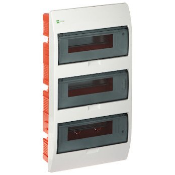 FLUSH-MOUNTING DISTRIBUTION CABINET 36-MODULAR ELEGANT-3X12/PT/W/EPN Elektro-Plast