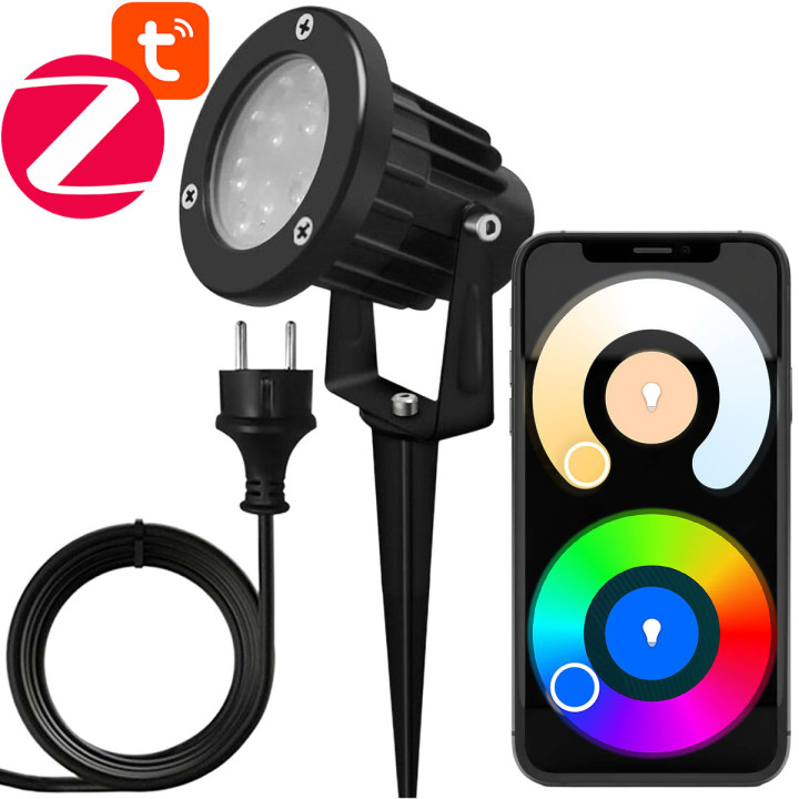 Прожектор садовый 3м RGBCCT 7Вт ZigBee 3.0 Pro GL Series TUYA