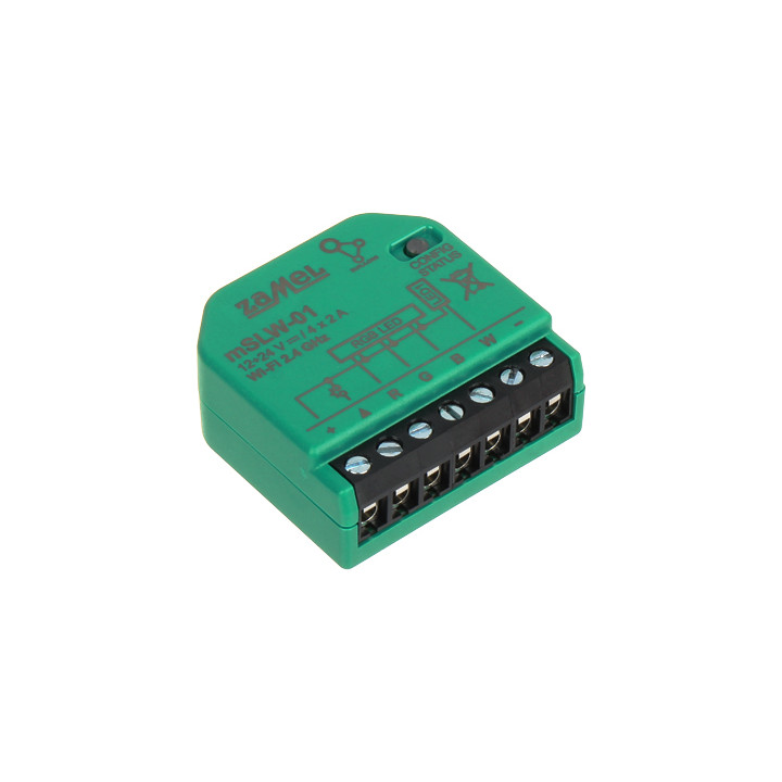 ZAMEL MSLW-01 Умный LED Контроллер Wi-Fi 12-24V DC для Светодиодных Лент