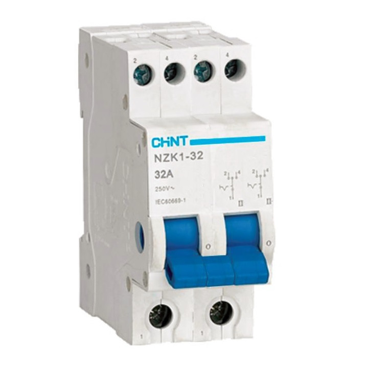 CHINT NH4 Load Break Switch 1-0-2 2P 32A 415V
