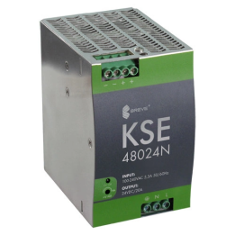 Lülitustoiteallikas KSE 48024M 24V DC 20A 480W DIN-liistu sisendile 96-264V AC