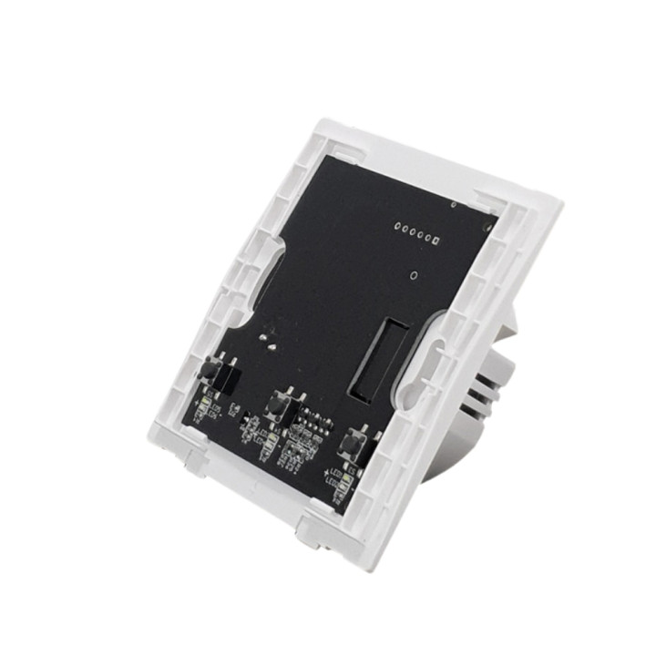 SmartWise B63 UNI Zigbee 3.0 + RF, 3-osainen älykäs seinäkytkin yleisjohdolla ja fyysisellä painikkeella, ILMAN ETUPANEELIA