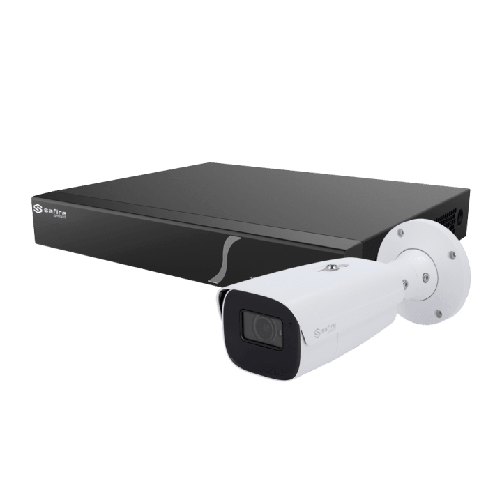 SAFIRE SMART SF-DEMOSMART-B NVR tinklo vaizdo įrašymo įrenginys, skirtas IP kameroms