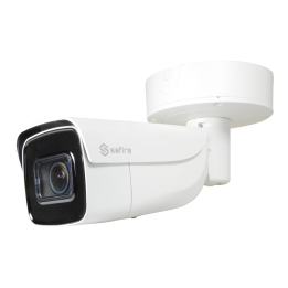 SAFIRE SF-IPB798ZUWHA-8U-AI IP66 Bullet IP kamera su Wi-Fi, PoE, Varifocal objektyvu, microSD lizdu