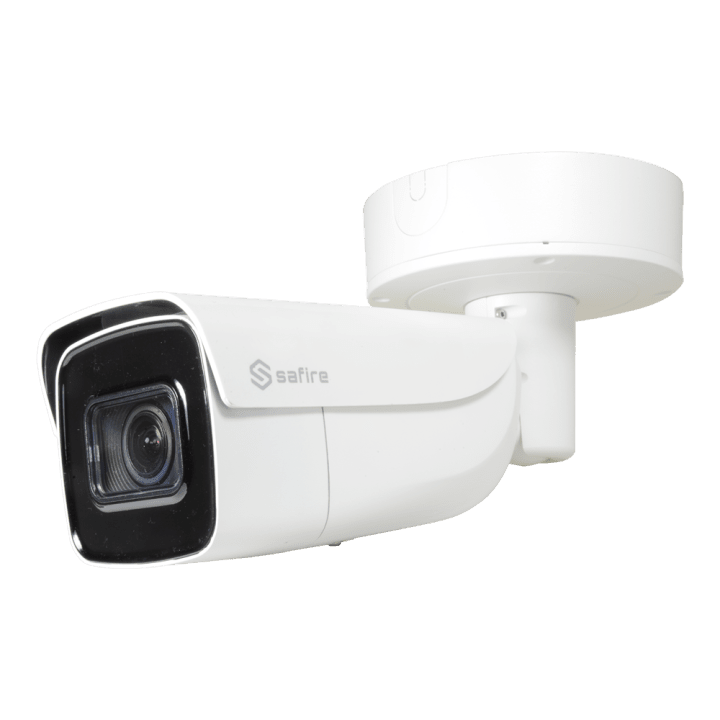 SAFIRE SF-IPB798ZUWHA-8U-AI IP66 Bullet IP kamera su Wi-Fi, PoE, Varifocal objektyvu, microSD lizdu