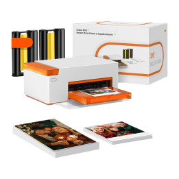 Портативный фотопринтер Liene Amber M110 4x6 дюймов с 60 листами фотобумаги 4x6 дюймов