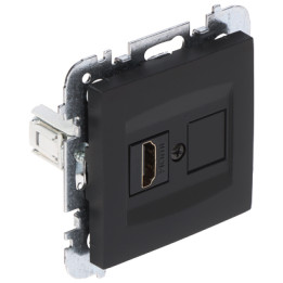 Elektro-Plast SANTRA/4191-19/EPN HDMI Wall Socket - Single Gang HDMI Female Connector