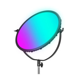 Apvalus LED skydelis NEEWER GR18C apšviestas iš šono