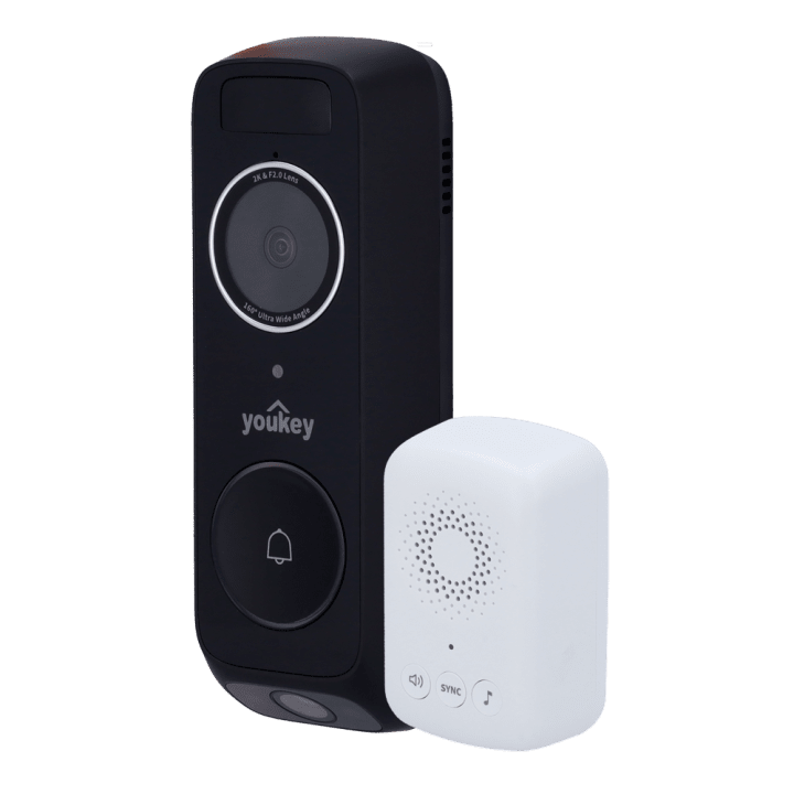YOUKEY YOK-DB312 Išmanus vaizdo skambutis 3MP Wi-Fi