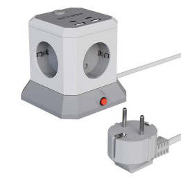 BlitzWolf BW-EC1 4xAC 2xUSB-A 2xUSB-C Extender