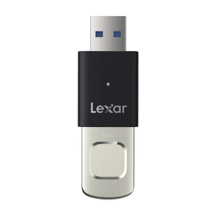 Lexar Fingerprint F35 Pro USB 3.2 64GB Flash Drive LJDF35P064G-RNBNG