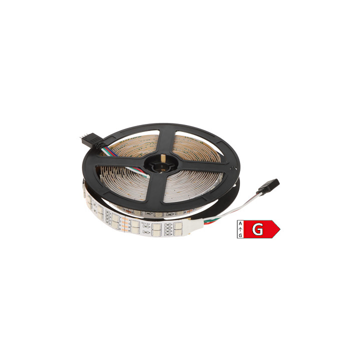 LED ŠVIESOS JUOSTELĖ LED120A-12V/28.8W-RGB/5M 5 m