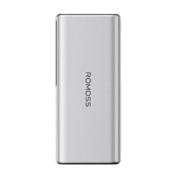 Romoss PPU20 20000mAh 130W Powerbank (sudrabs)
