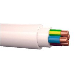 Prysmian XYM-O 2×1.5 Kabelis 100m Balts