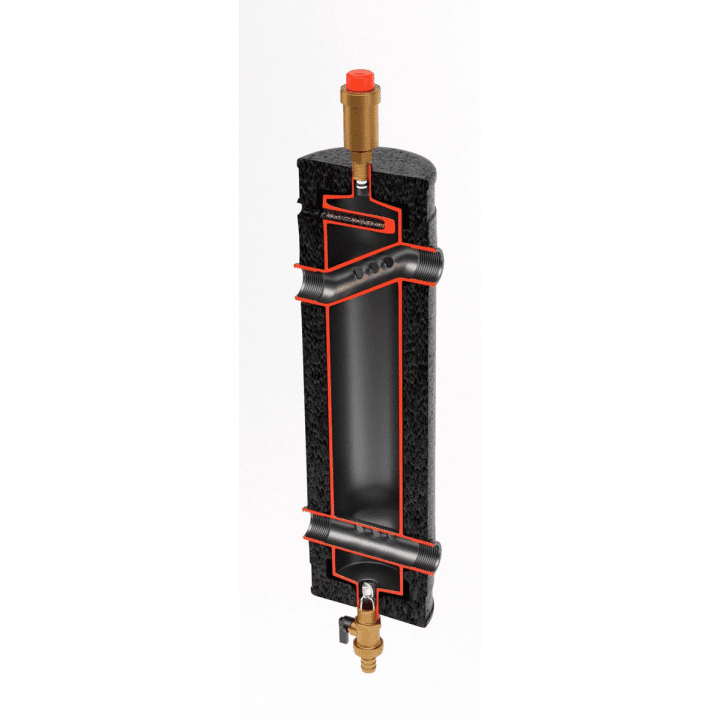 Eristetty SHE-CD Kondensoi hydrauliliitin 55 kW 1'' EPP:lle