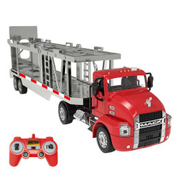 Double Eagle E583-003 Remote-Controlled Truck 1:26 (Red) Car Transporter