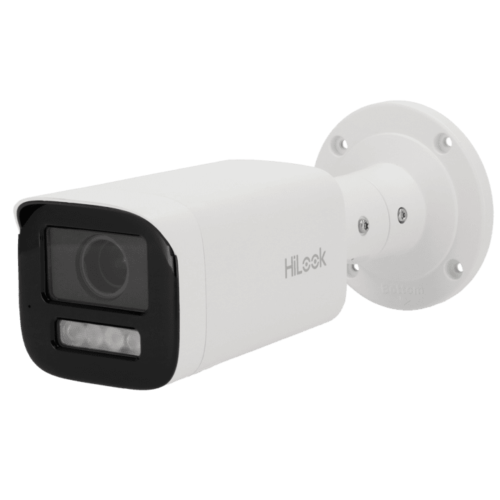 HILOOK IPC-B640HA-LZU(2.8-12mm) 4MP Bullet IP kamera ar PoE, IP67, duālo apgaismojumu, 50m IR, True WDR 120dB, iebūvētu mikrofon