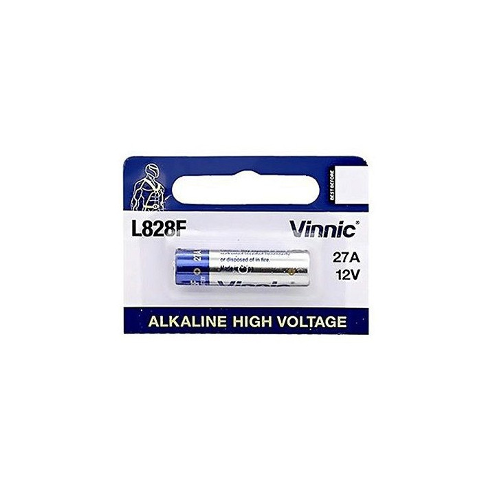 Vinnic 27A A27 L828F CA22 EL-812 EL812 G27A GP27A L828 MN27 12 В 22 мАч 7,7x28,5 мм Щелочная батарея 1 шт.
