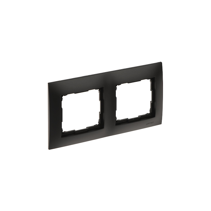 KONTAKT Simon DR2/49-SIMON54 Premium rāmis Simon 54 sērijai - 2-vietīgs, IP20, balts