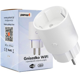 „Psmart Smart Plug“ su galios matavimo „WiFi TUYA“.