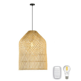 Immax BOHO PELO 35 cm Smart Ceiling/Wall Light with E27 Bulb and Remote Control