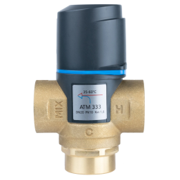 AFRISO ATM 333 – termostaatsegamisventiil, DN20, Rp 3/4", 35–60°C, Kvs 1,6 m³/h