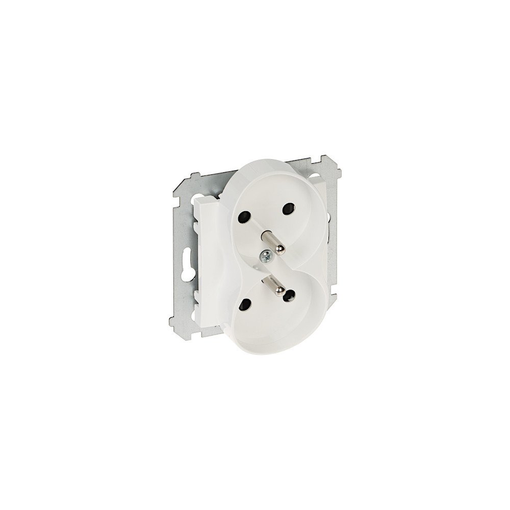 DOUBLE SOCKET OUTLET DGZ2MZ.01/11-SIMON54 250 V 16 A