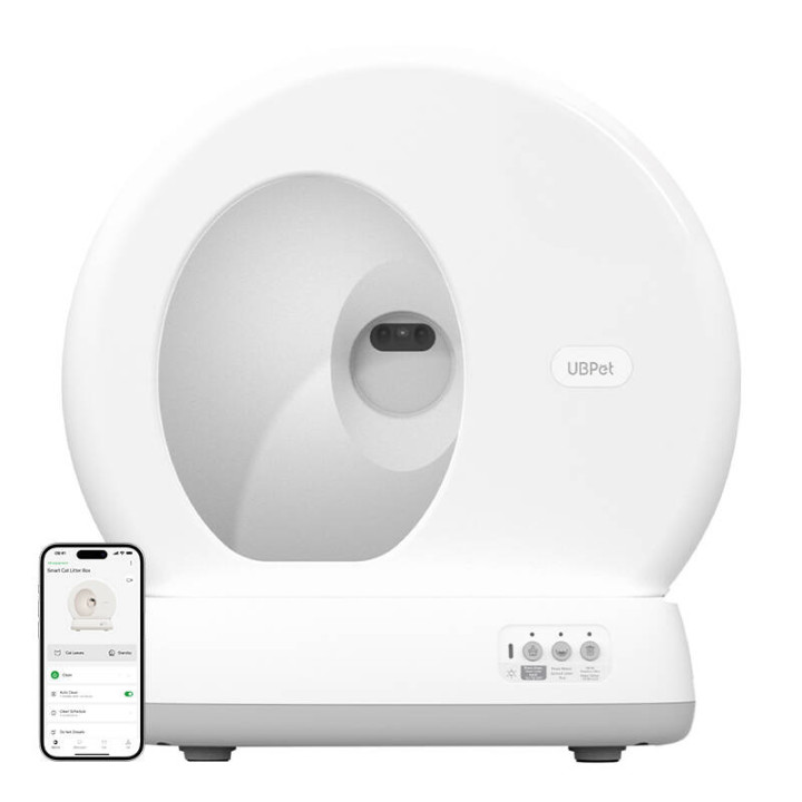 UBPet UCAT C10 Pro Intelligent Self-Cleaning Cat Litter Box with Camera