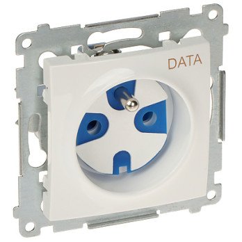 DATA SINGLE SOCKET OUTLET WITH SOCKET ACCESS ELEMENT DGD1.01/11-SIMON54 250 V 16 A