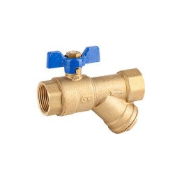 GENEBRE DNR834 Y-образный кран с фильтром 1/2"