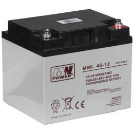 AKUMULIATORIUS 12V/45AH-MWL