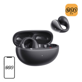 QCY Crossky Clip C30 Open-Ear Wireless Headphones (Black)