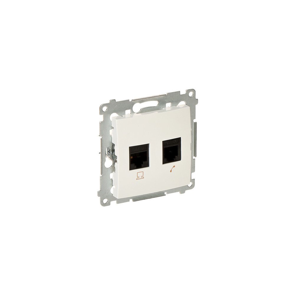 RJ-45 + RJ-12 GALIGA LIETOSANA D5T.01/11-SIMON54