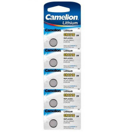 Camelion CR1216 / DL1216 / 5034LC / E-CR1216 3V lithium electronics battery, 5 pc.