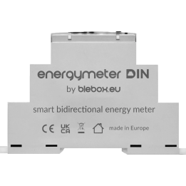BLEBOX energyMeter DIN – dvikryptis energijos skaitiklis WiFi 1F/3F, 3 × 50 A