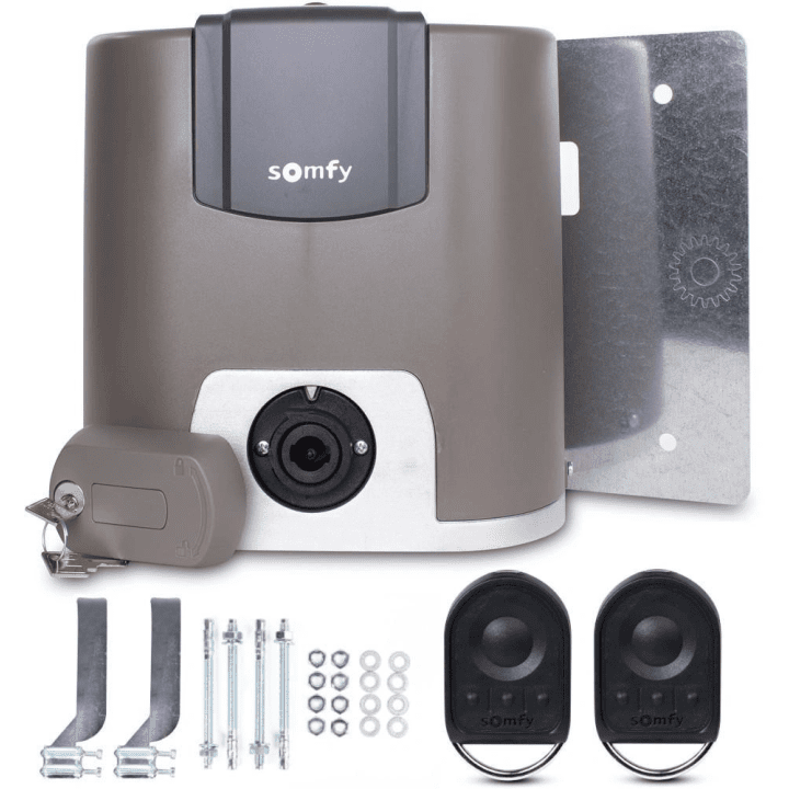 Somfy Elixo 3S+ IO Standard Pack liukuporttisarja jopa 600 kg painaville porteille