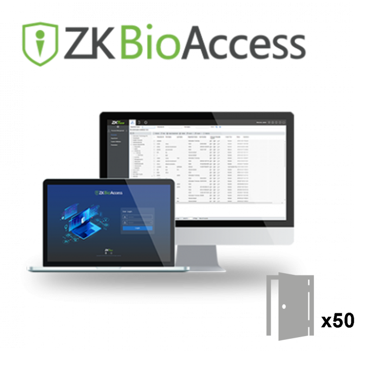 ZKTECO ZK-BIOACCESS-50D Биометрический терминал контроля доступа по отпечатку пальца с клавиатурой, автономный, 3000 пользовател
