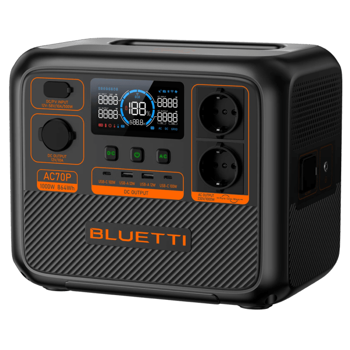 Портативная электростанция BLUETTI BL-AC70P, 1000Wh, LiFePO4