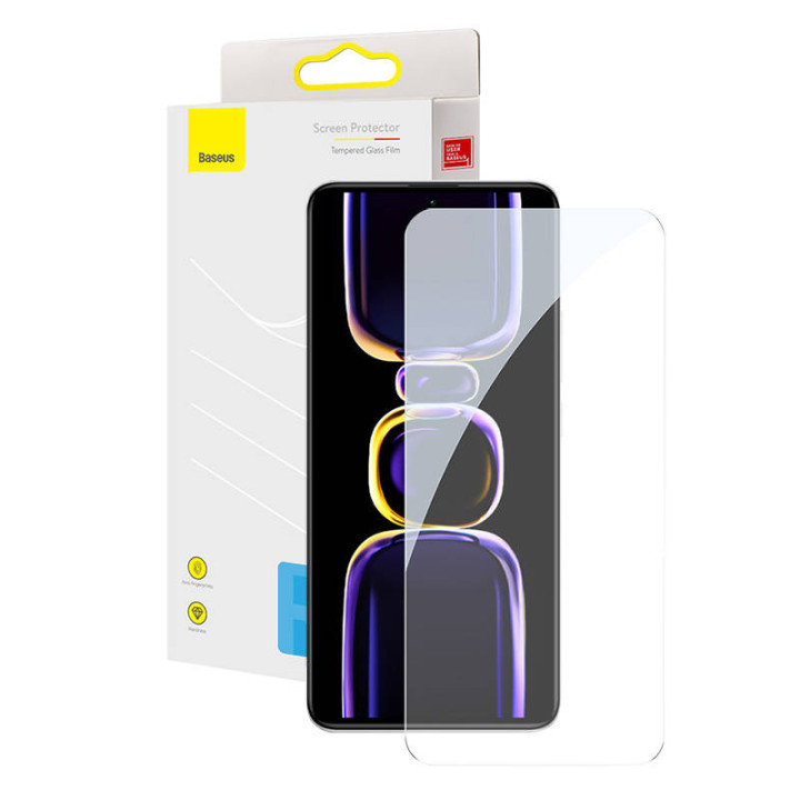 Baseus rūdīta stikla ekrāna aizsargs Redmi K60/K60 Pro