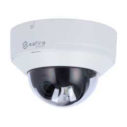 SAFIRE SMART SF-IPD040A-6I1-DL 6 MP lauko kupolinė IP kamera su PoE, Wi-Fi, dvigubu apšvietimu, 50 m IR, microSD iki 512 GB
