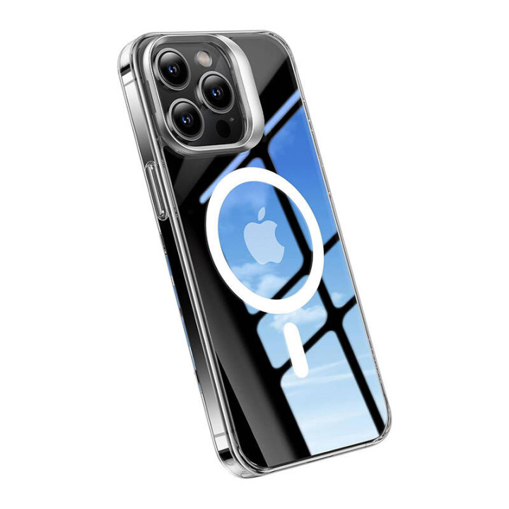 Torras telefona maciņš UPRO Lstand Clear-Mag priekš iPhone 15 PRO (caurspīdīgs)