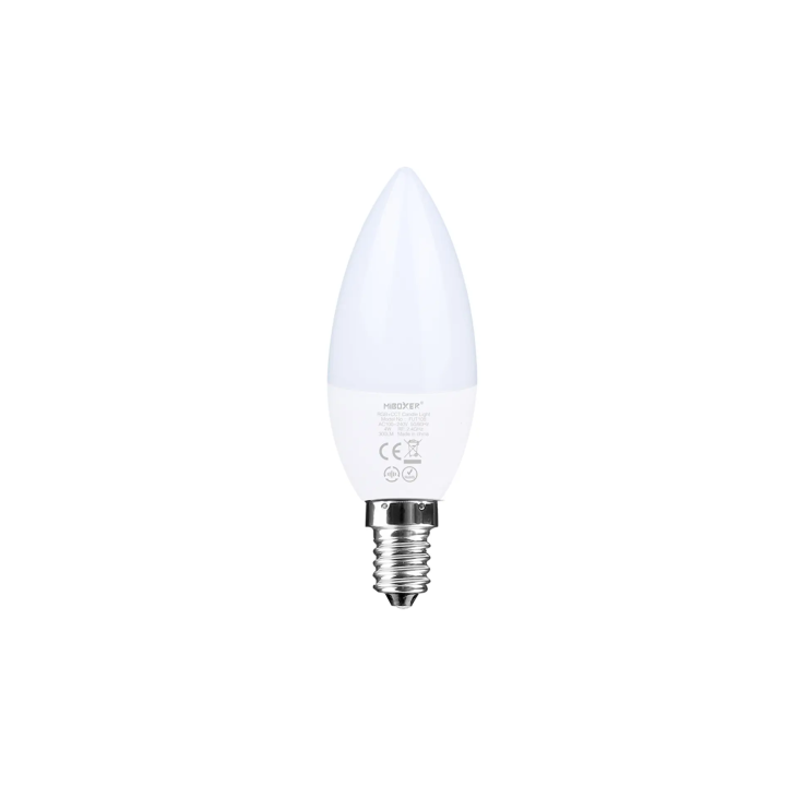 Led Bulb E14 4W RGB+CCT 230V Candle FUT108