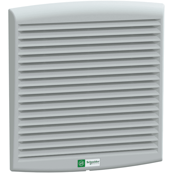 Schneider Electric NSYCVF165M24DPF ventiliatorius 165m3/h IP54 RAL7035 G2 M1 filtras 24 V DC