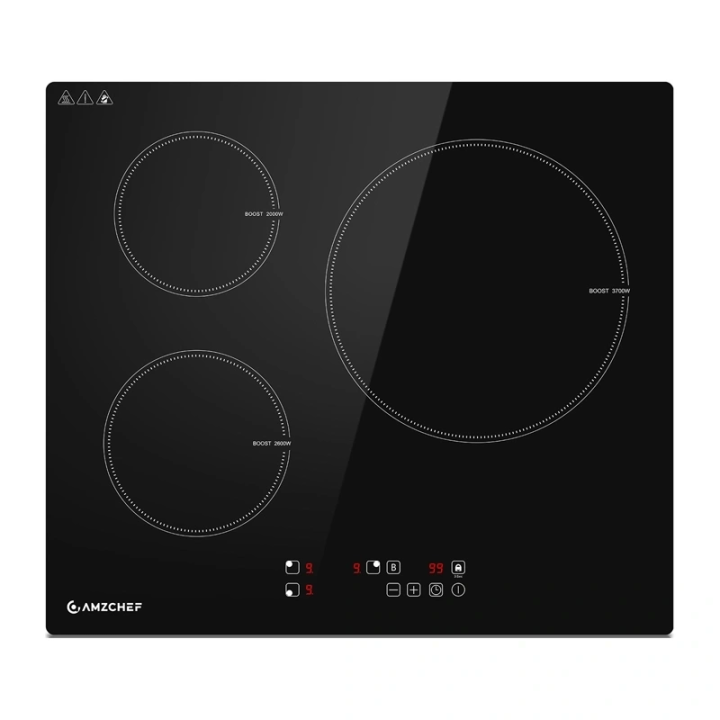 AMZCHEF CE-T-74IB3xyzf-CS 3-х конфорочная индукционная варочная панель