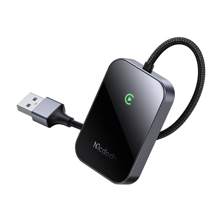 Mcdodo CA-7210 CarPlay Wireless Adapter with USB Cable, Black