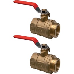 Uponor Magna kuulventiilikomplekt 2 tk G 1 1/2 tolli
