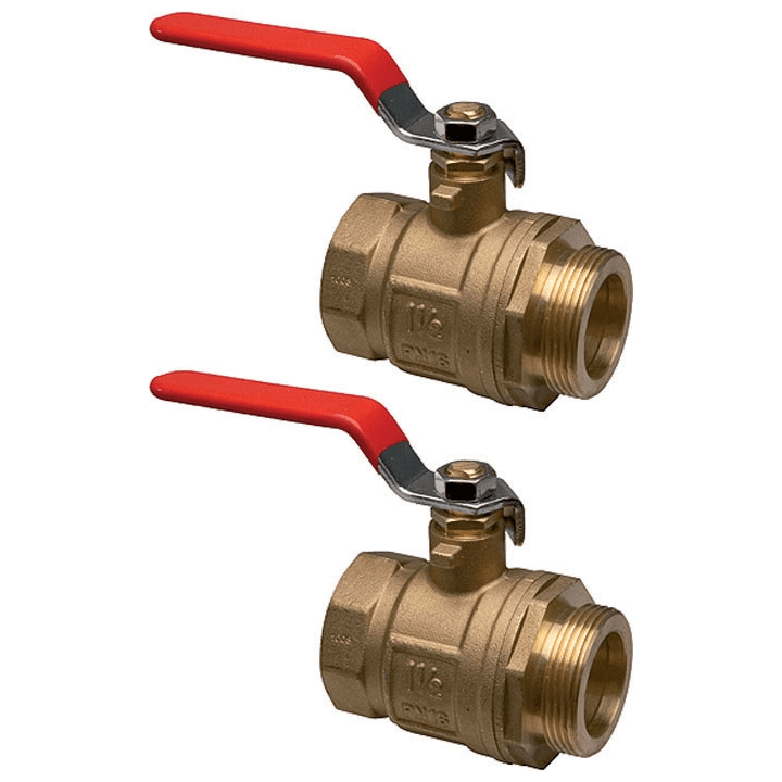 Uponor Magna kuulventiilikomplekt 2 tk G 1 1/2 tolli